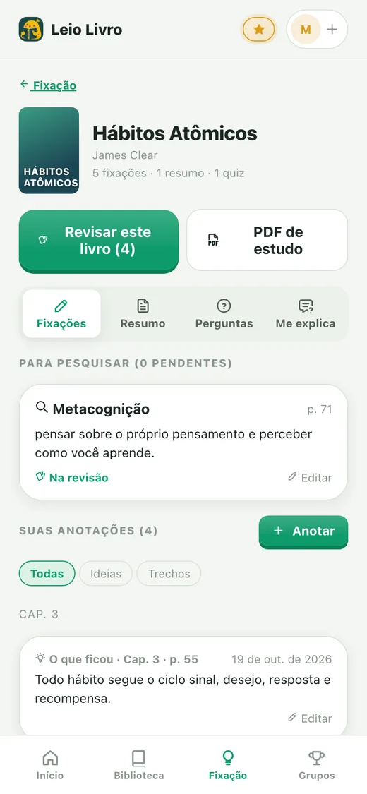 Suas fixações